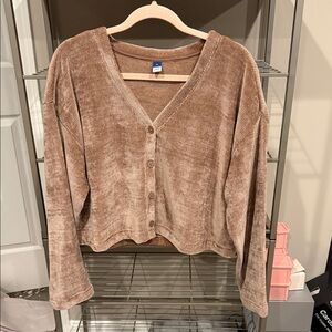 Old Navy Chenille Knit Cardigan